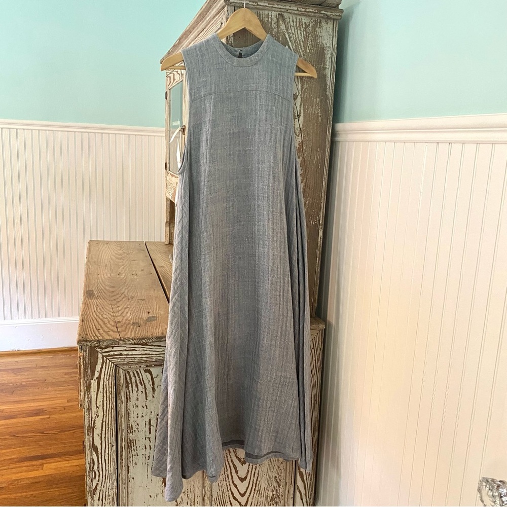 Luisa et la Luna Blue Grey Long Swing Dress. Size 4 but would fit 4-8.